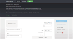 Desktop Screenshot of invoice-generator.com